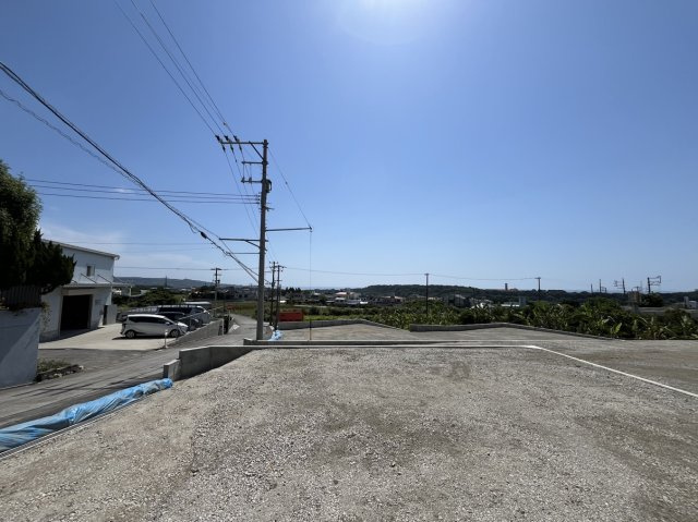【土地】八重瀬町安里（全3区画）の展望|海みえます