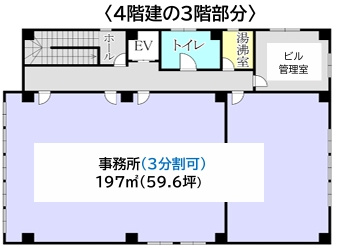 ヒトニシビルの間取り
