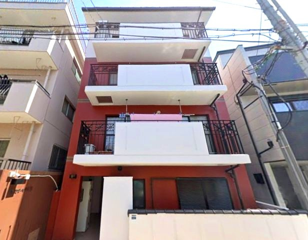 カサベラ大石の外観|２階のお部屋なので、エントランスが近いです。
