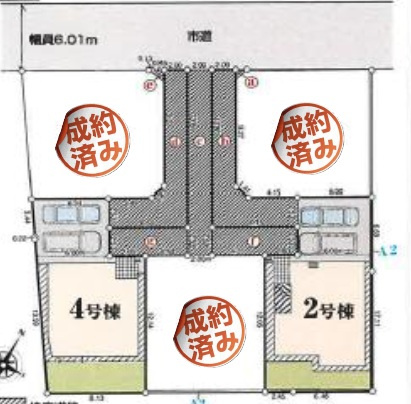 ◆◆名護市大東2丁目-4号棟（全5棟）の区画図|区画図