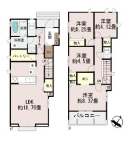 ＋＋読谷村大木-C号棟（全3棟）の間取り|C号棟