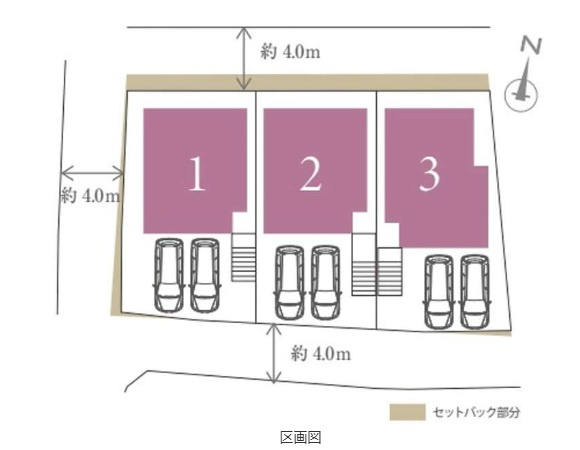 ♪♪豊見城市名嘉地2号棟（全3棟）の区画図
