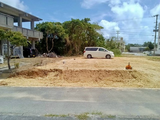 【売地】金武町屋嘉－１区画の外観|伐根伐採完了しました。
実際に見てみませんか？