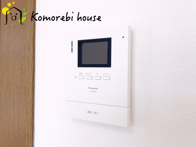 上尾市上野本郷　中古戸建の防犯設備|モニター付インターホンです