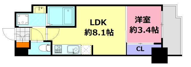 【間取り】 | ブランシエスタ河原町