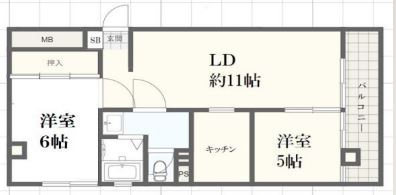 リバティーライフ枝吉の間取り