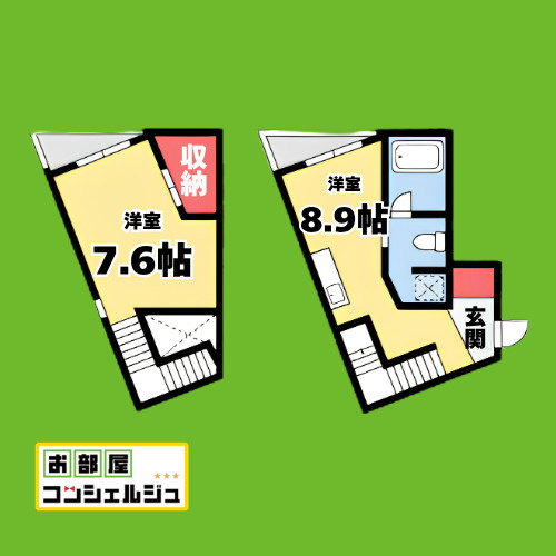 COULEURS 62(クルールロジ)の間取り