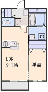【間取り】 | シャノワール | 間取りです。