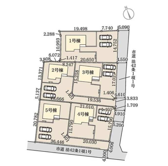 【区画図】 | 第12富士見町時沢　4号棟