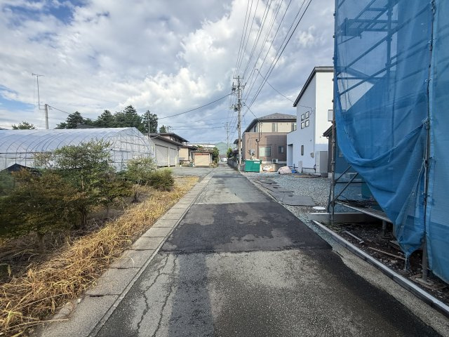 【前面道路含む現地写真】 | ＧＲＡＦＡＲＥ　天童市久野本　１号棟 | ★内覧予約でブランド米2kg★　