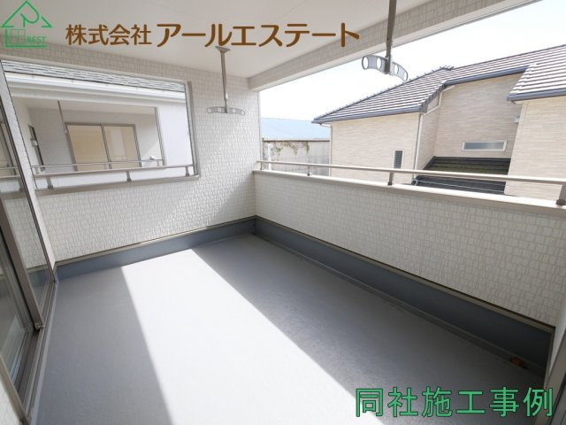 加古郡稲美町六分一 第9　　新築戸建のバルコニー|同社施工事例
