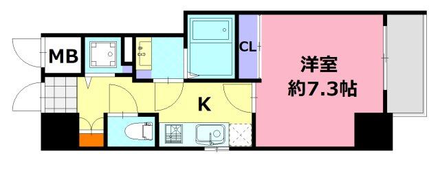 【間取り】 | ブランシエスタ河原町