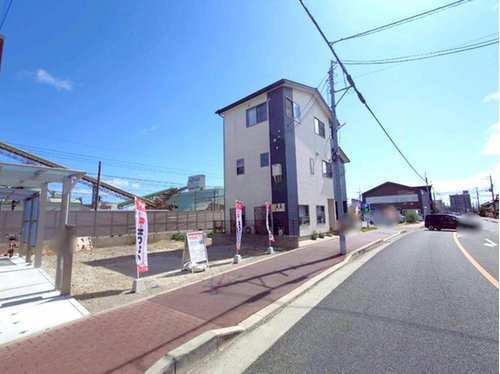 寺戸町瓜生　建築条件無土地の前面道路含む現地写真