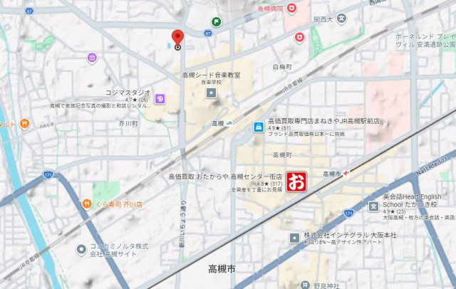 真上ウエストコートの地図