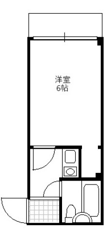 出汐コーポの間取り