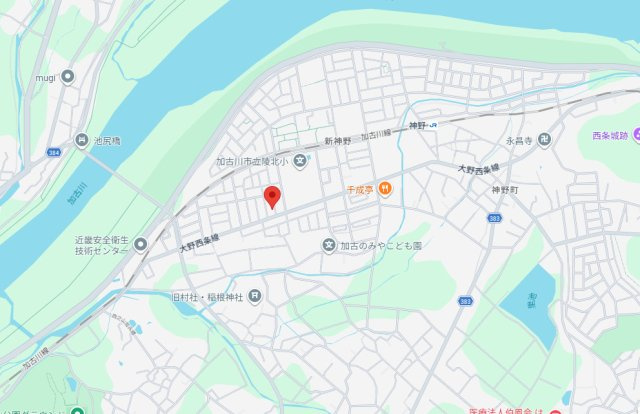 加古川市新神野６丁目（全1棟）新築の地図