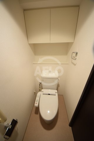 エル・セレーノ上本町レジデンス　桃陽小学校区のトイレ|エルセレーノ上本町レジデンス　温水洗浄便座