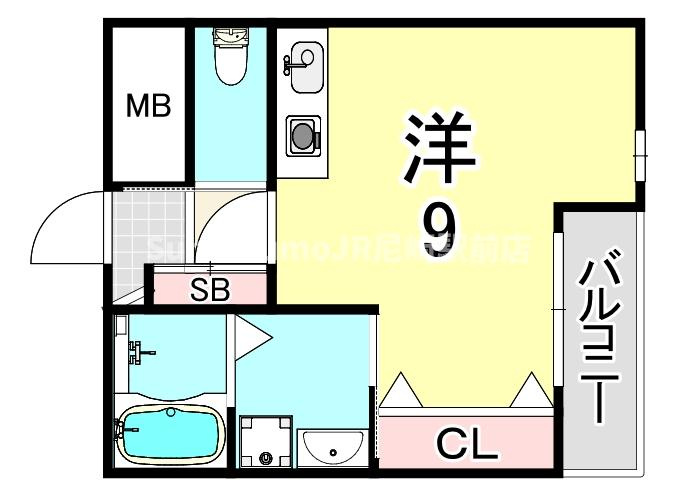 るぽ栗山の間取り