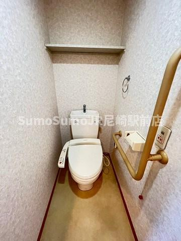 るぽ栗山のトイレ|落ち着いた色調のトイレです