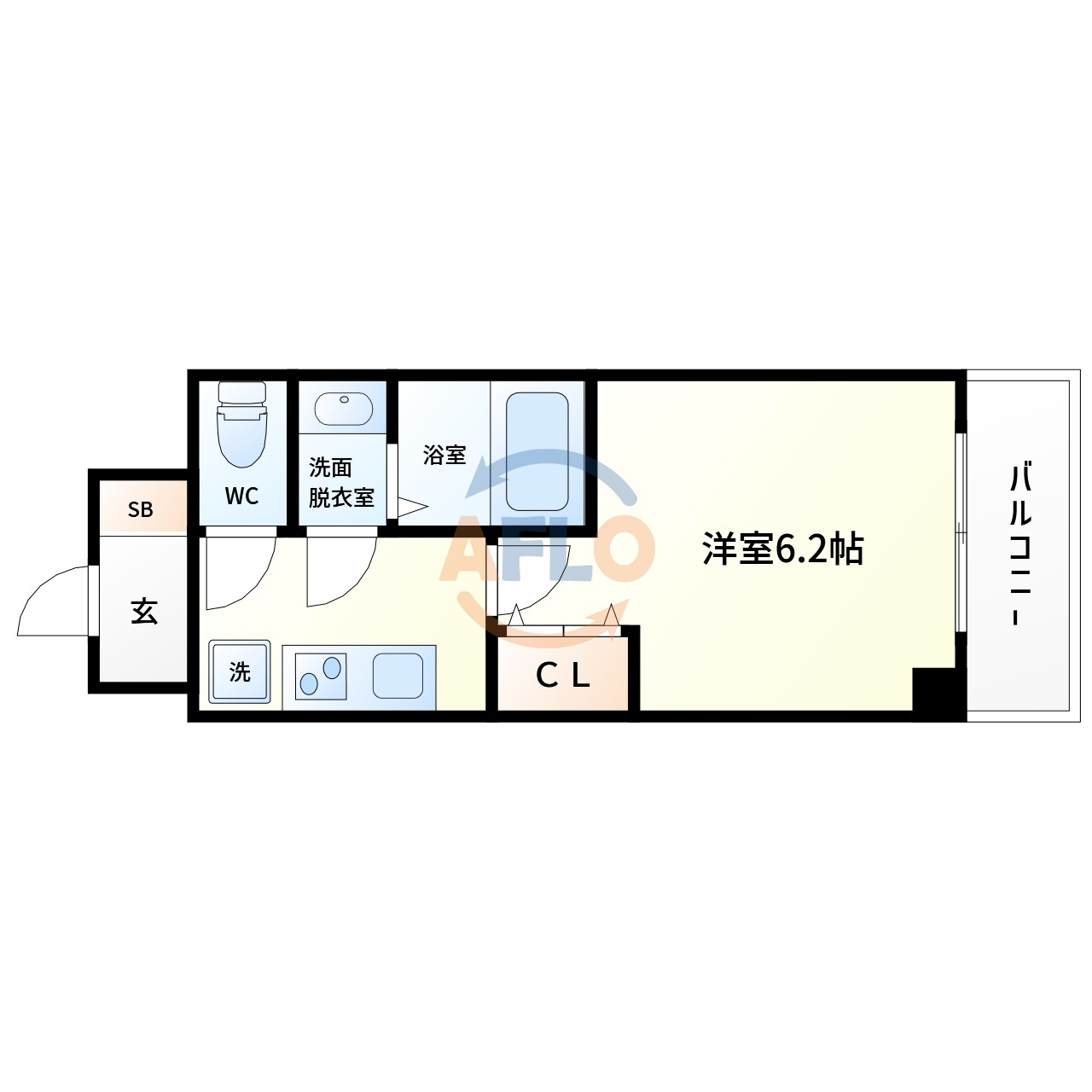 グランパシフィック今里南の間取り|グランパシフィック今里南　間取り