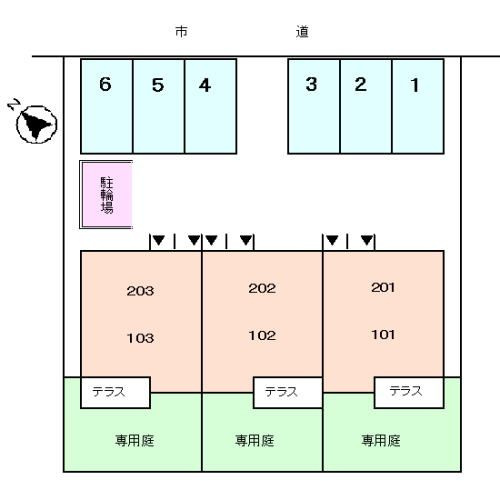 Ｐｉｓｏ　小本の区画図