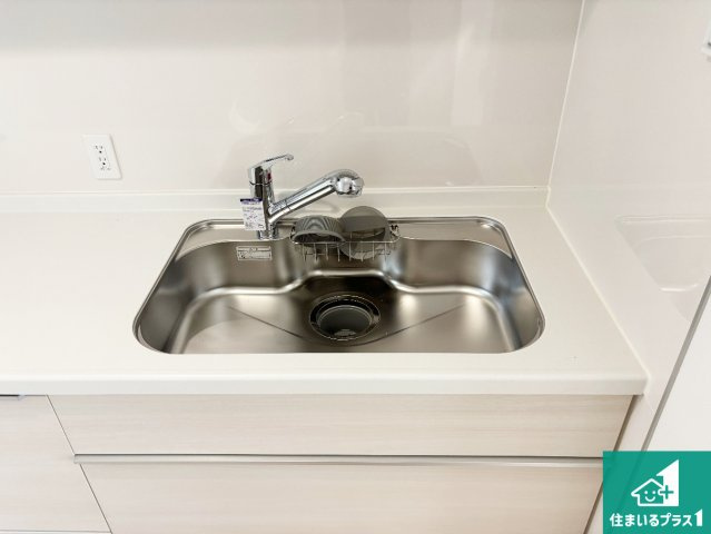 摂津市鳥飼和道　第1期　新築一戸建ての設備|広々としたシンクで食器洗いも楽々！