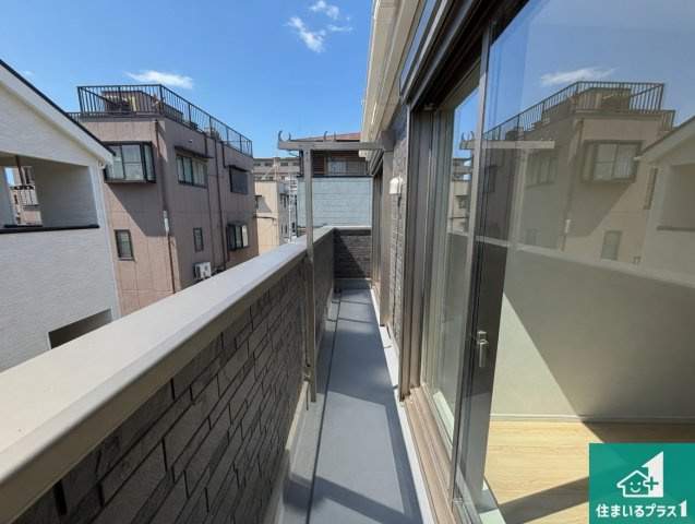 摂津市鳥飼和道　第1期　新築一戸建てのバルコニー|日当たりのよいバルコニー！お部屋が開放的に！