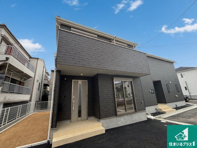摂津市鳥飼和道　第1期　新築一戸建ての外観|お客様に長く安心して住んでいだだける事にこだわった家づくり！住んでからのアフターサービスにもしっかりと取り組んでいます！