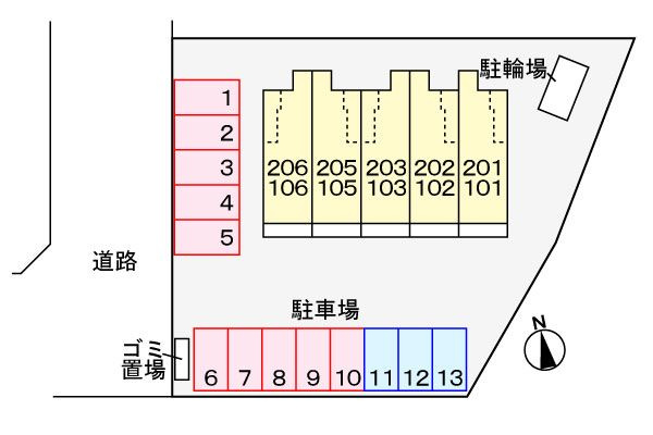 アカンサスⅡ　　 刈谷市近郊の賃貸はクラスホーム刈谷店の駐車場