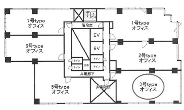 【間取り】 | マッセ梅田ビル2号館