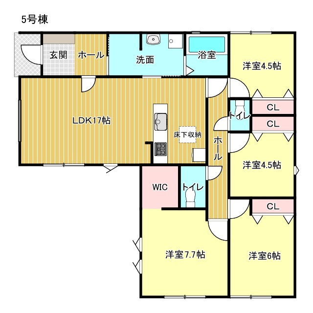 鈴鹿市長太新町2丁目《5号棟》の間取り