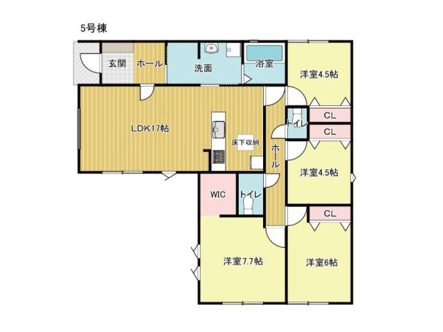 鈴鹿市長太新町2丁目《5号棟》の間取り