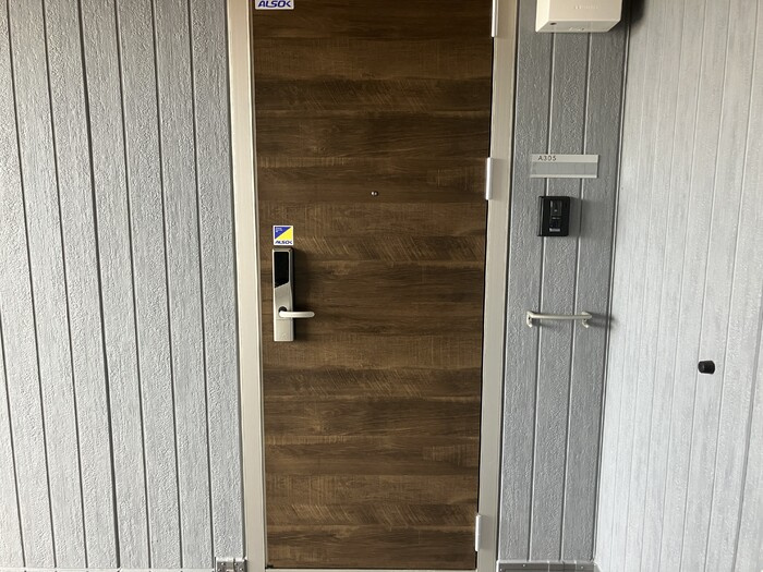 SAKURA　A棟の玄関