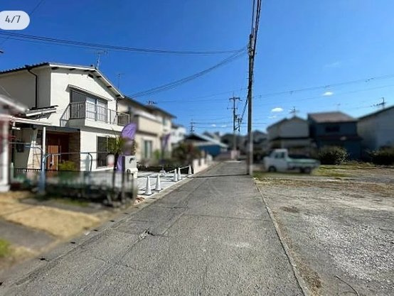 和歌山市杭ノ瀬の前面道路含む現地写真