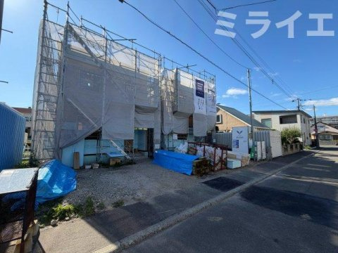 【新築戸建】札幌市中央区北20条西15丁目2棟の前面道路含む現地写真|2026年8月9日