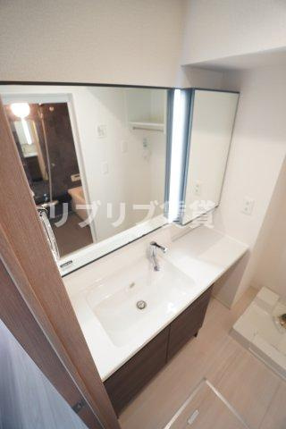 D-ROOM汐見丘αの洗面所