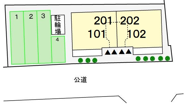 エコーガーデン西町の区画図