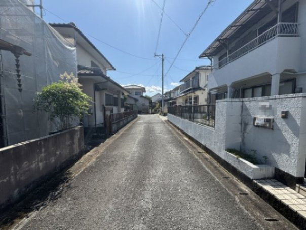 【前面道路含む現地写真】 | 菊池市泗水町吉富