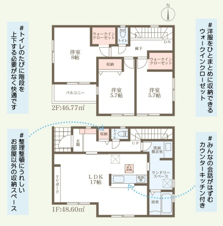 リーブルガーデン亀岡市篠町柏原町頭2期の間取り