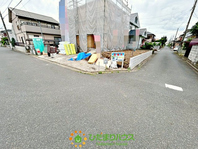 杉戸町杉戸第27　新築一戸建て　クレイドルガーデンの前面道路含む現地写真|26/05/28 撮影