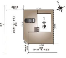 杉戸町杉戸第27　新築一戸建て　クレイドルガーデンの区画図|全1棟