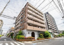 ライオンズマンション新大橋の外観