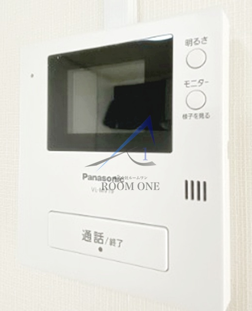 リヒテスハイムのセキュリティ|モニター付きインターホンです。
