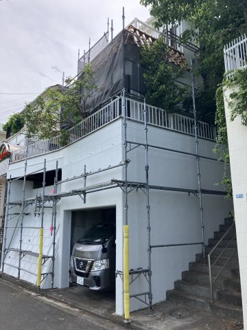 戸建 横浜市港北区仲手原２丁目の前面道路含む現地写真