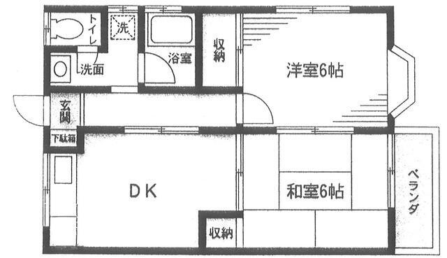 サンシティ師岡の間取り
