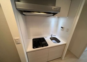 大阪市中央区本町橋の賃貸マンションのキッチン