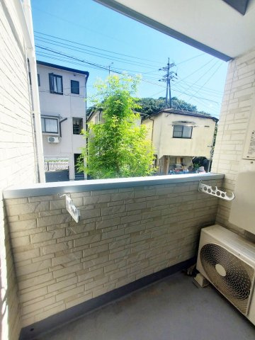 ボワヴェール八木のバルコニー|※写真は別部屋です。