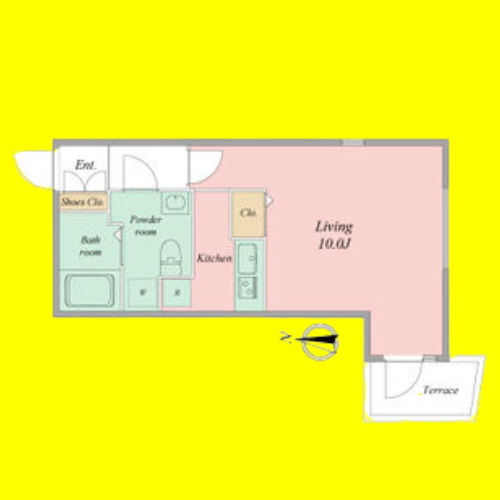 Branche桜山　名古屋市賃貸　仲介手数料無料の間取り