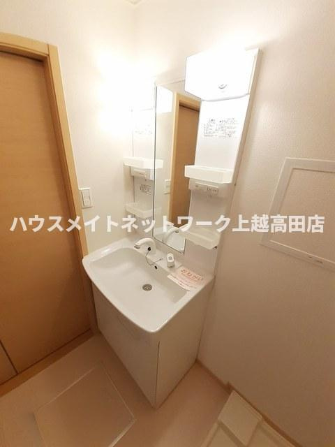 シエル・ブルーＢの洗面所|洗髪洗面化粧台