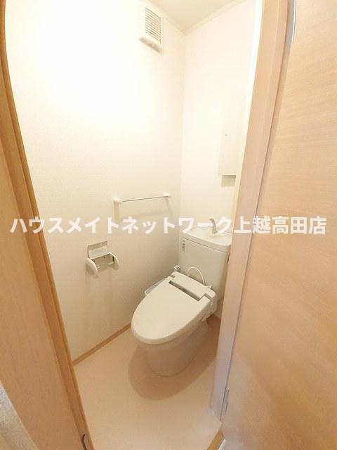 シエル・ブルーＢのトイレ|温水洗浄暖房便座